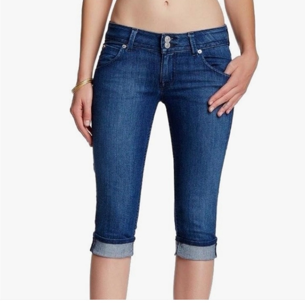 HUDSON Malibu Cap Cuffed Capri Jeans Women's Size 28